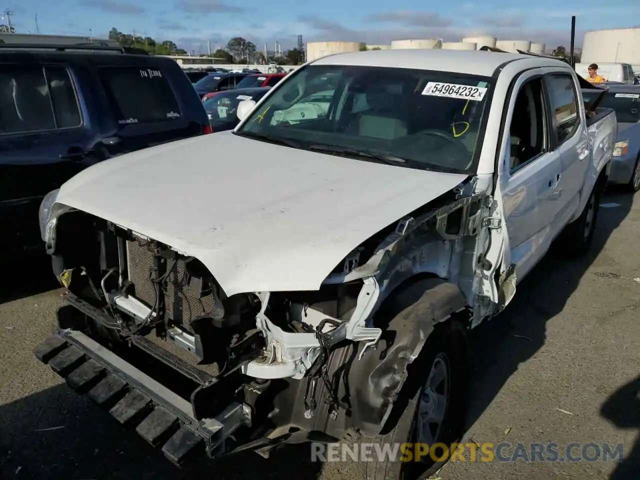 2 Photograph of a damaged car 5TFAX5GN4MX188856 TOYOTA TACOMA 2021