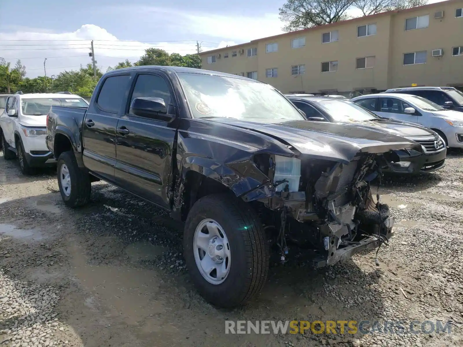 1 Photograph of a damaged car 5TFAX5GN4MX190607 TOYOTA TACOMA 2021