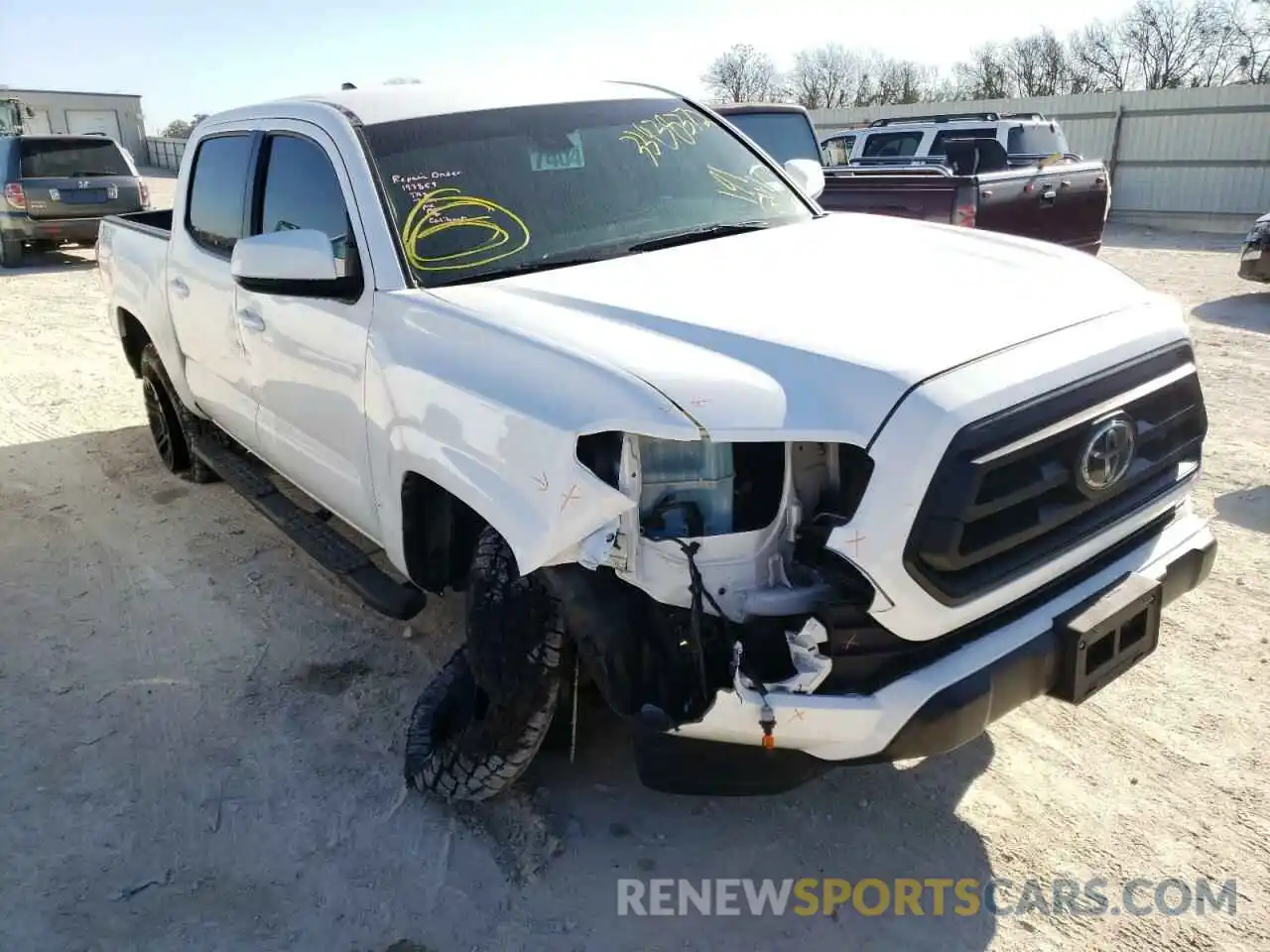 1 Photograph of a damaged car 5TFAX5GN4MX191241 TOYOTA TACOMA 2021