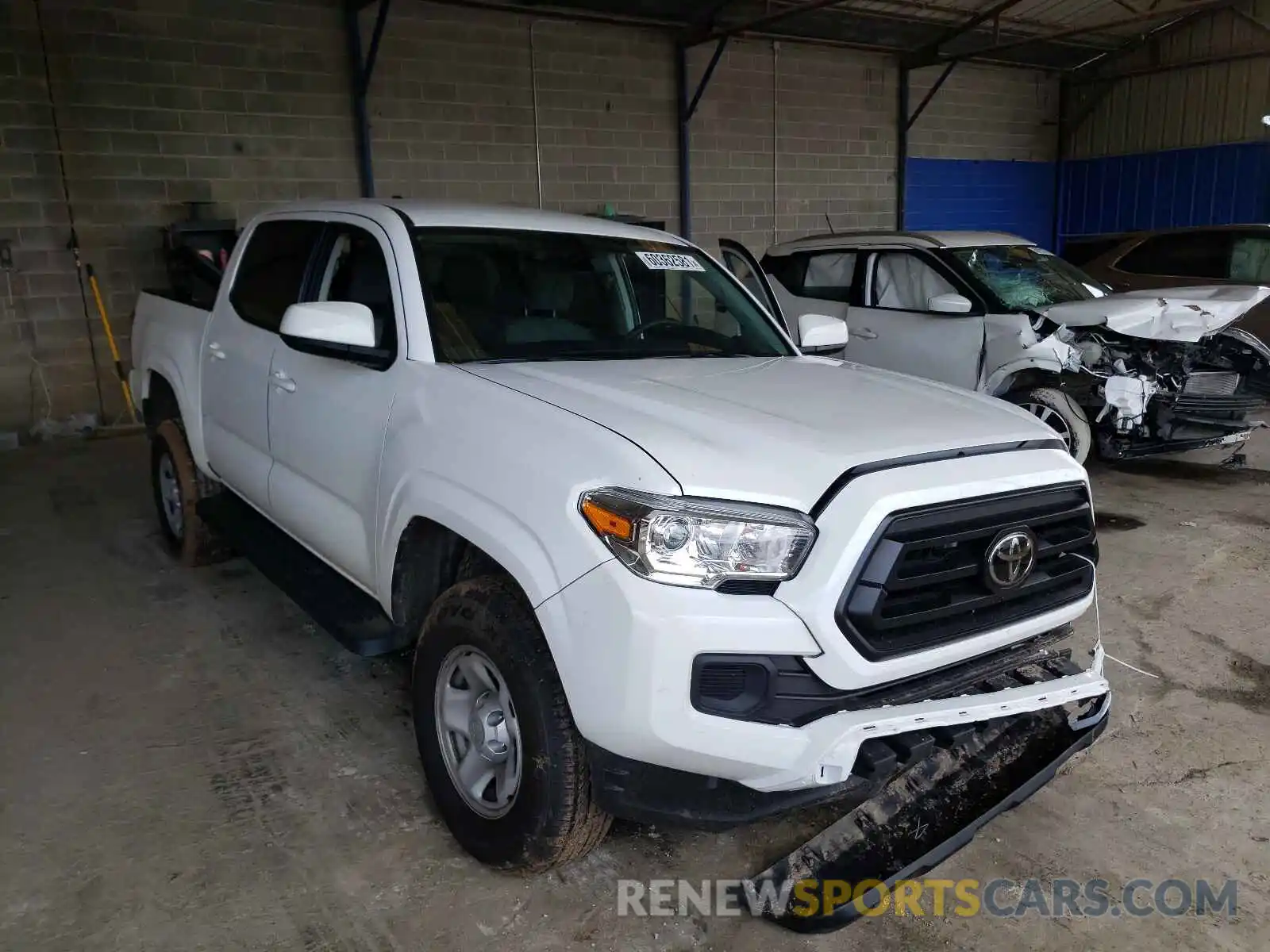 1 Photograph of a damaged car 5TFAX5GN5MX189420 TOYOTA TACOMA 2021