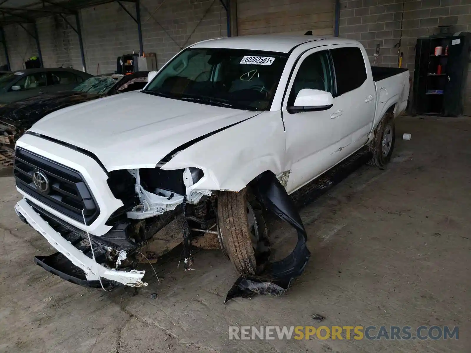 2 Photograph of a damaged car 5TFAX5GN5MX189420 TOYOTA TACOMA 2021