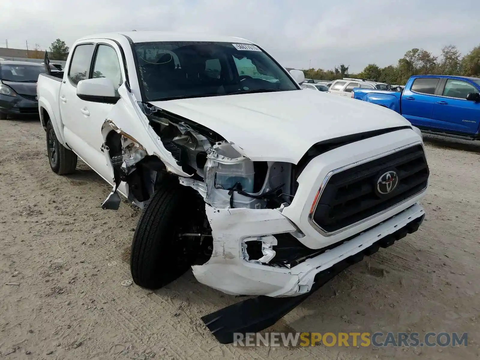 1 Photograph of a damaged car 5TFAX5GN5MX189904 TOYOTA TACOMA 2021