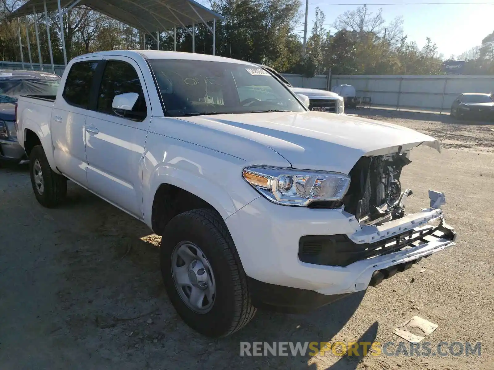 1 Photograph of a damaged car 5TFAX5GN5MX190440 TOYOTA TACOMA 2021