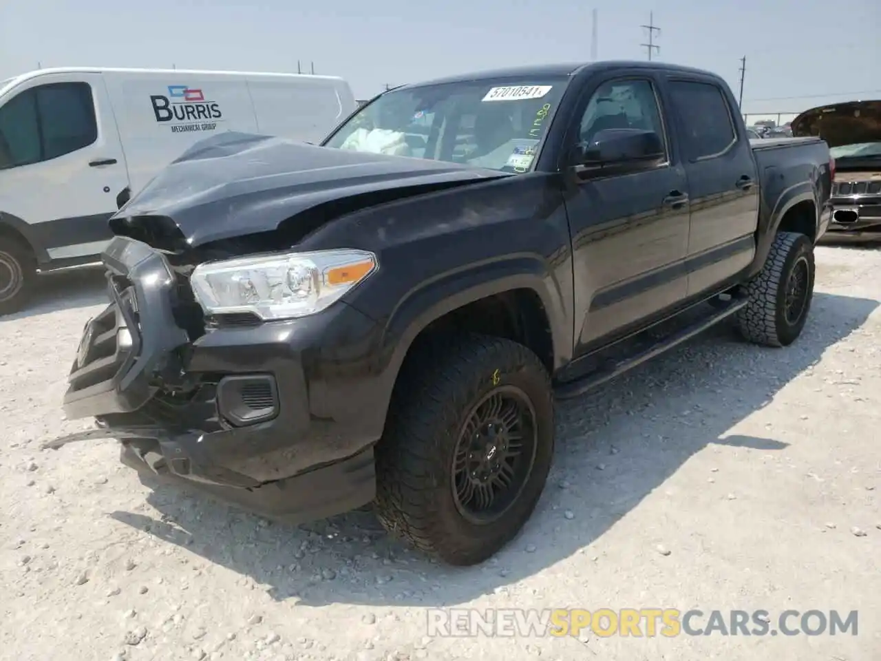 2 Photograph of a damaged car 5TFAX5GN5MX191250 TOYOTA TACOMA 2021