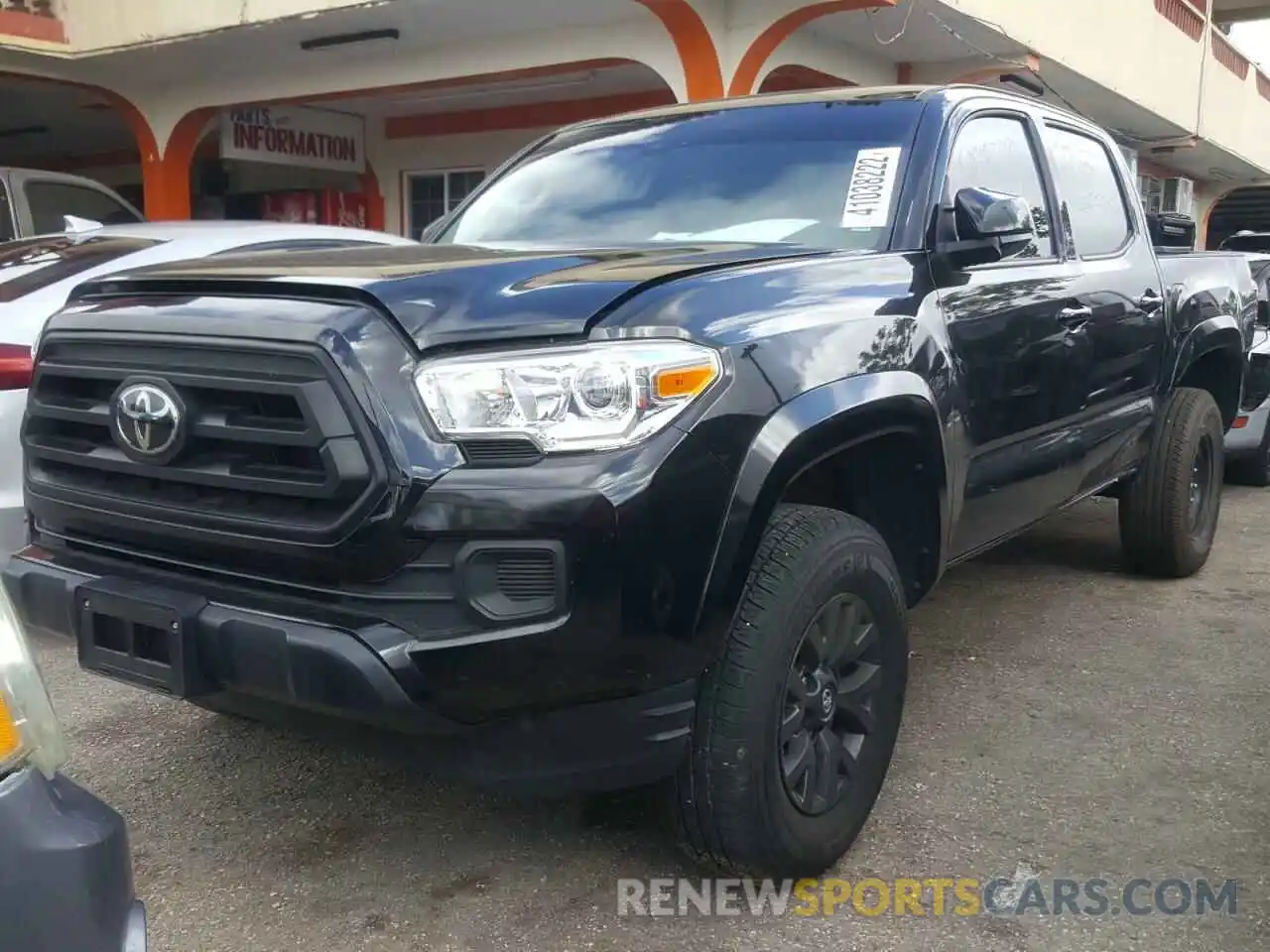 2 Photograph of a damaged car 5TFAX5GN5MX193645 TOYOTA TACOMA 2021