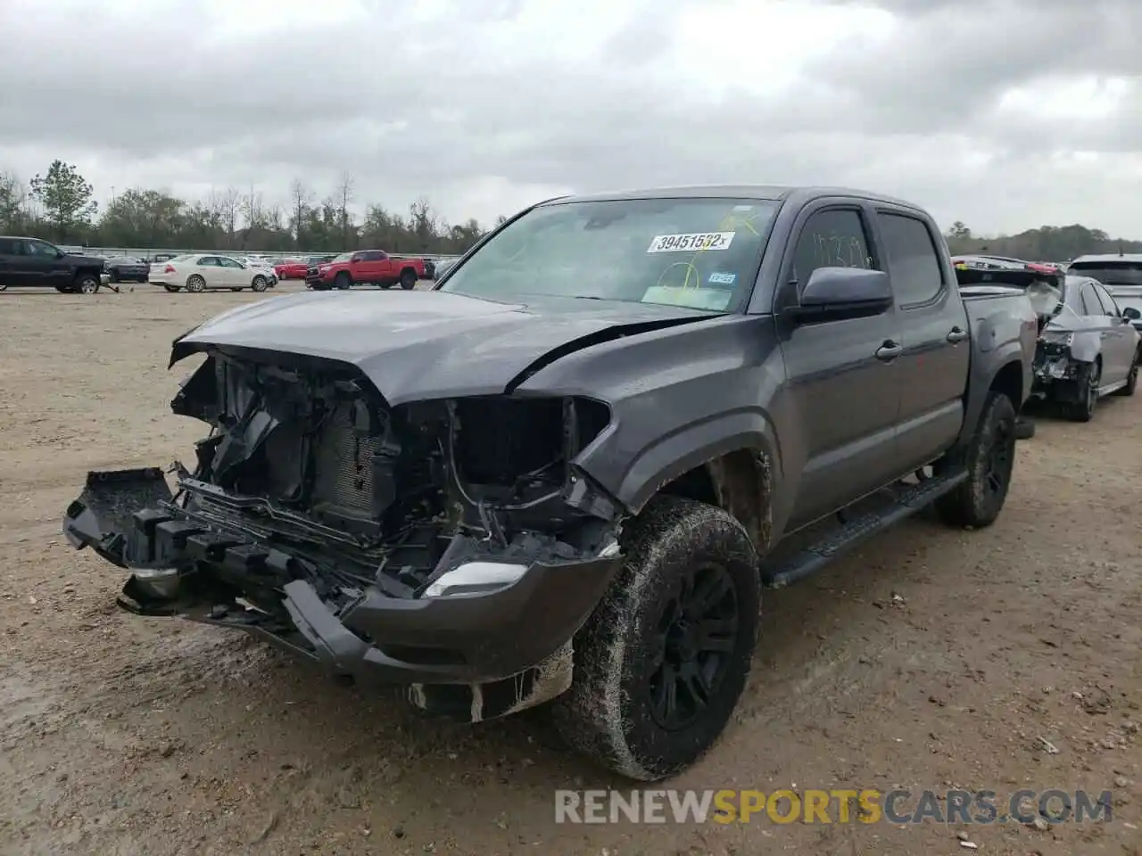 2 Photograph of a damaged car 5TFAX5GN5MX194620 TOYOTA TACOMA 2021