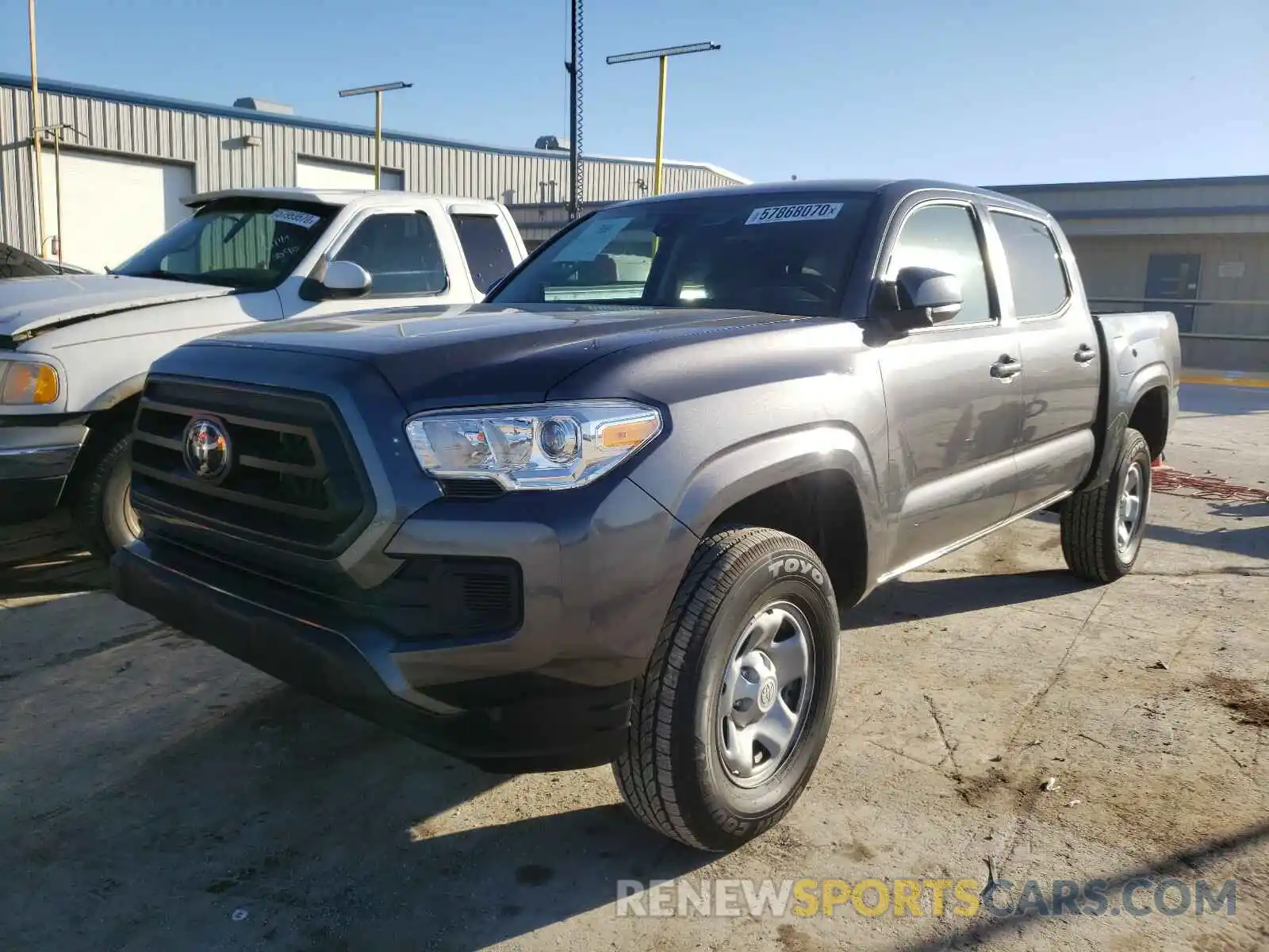 2 Photograph of a damaged car 5TFAX5GN6MX189944 TOYOTA TACOMA 2021