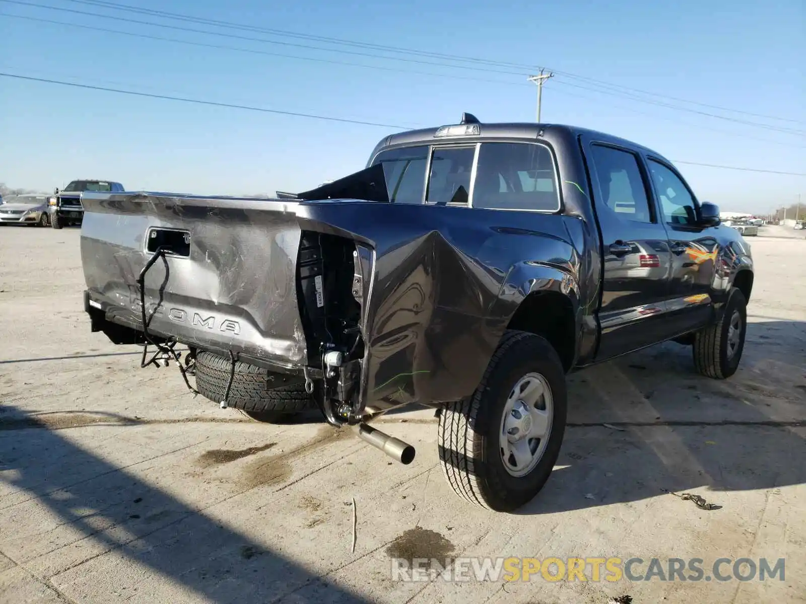 4 Photograph of a damaged car 5TFAX5GN6MX189944 TOYOTA TACOMA 2021