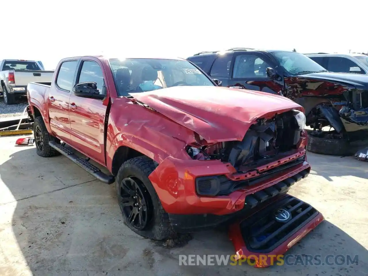 1 Photograph of a damaged car 5TFAX5GN6MX189961 TOYOTA TACOMA 2021