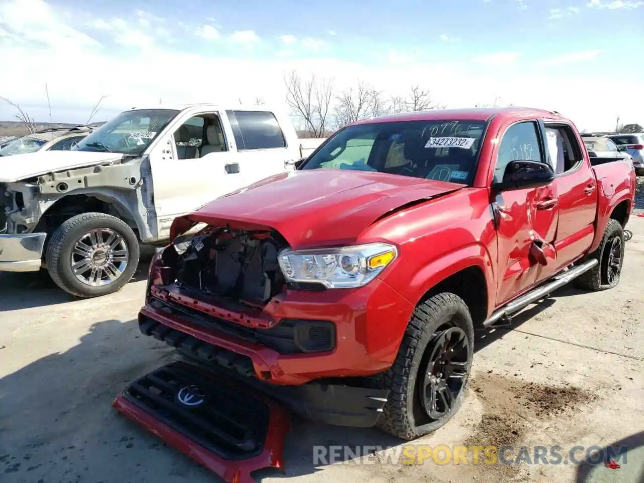 2 Photograph of a damaged car 5TFAX5GN6MX189961 TOYOTA TACOMA 2021