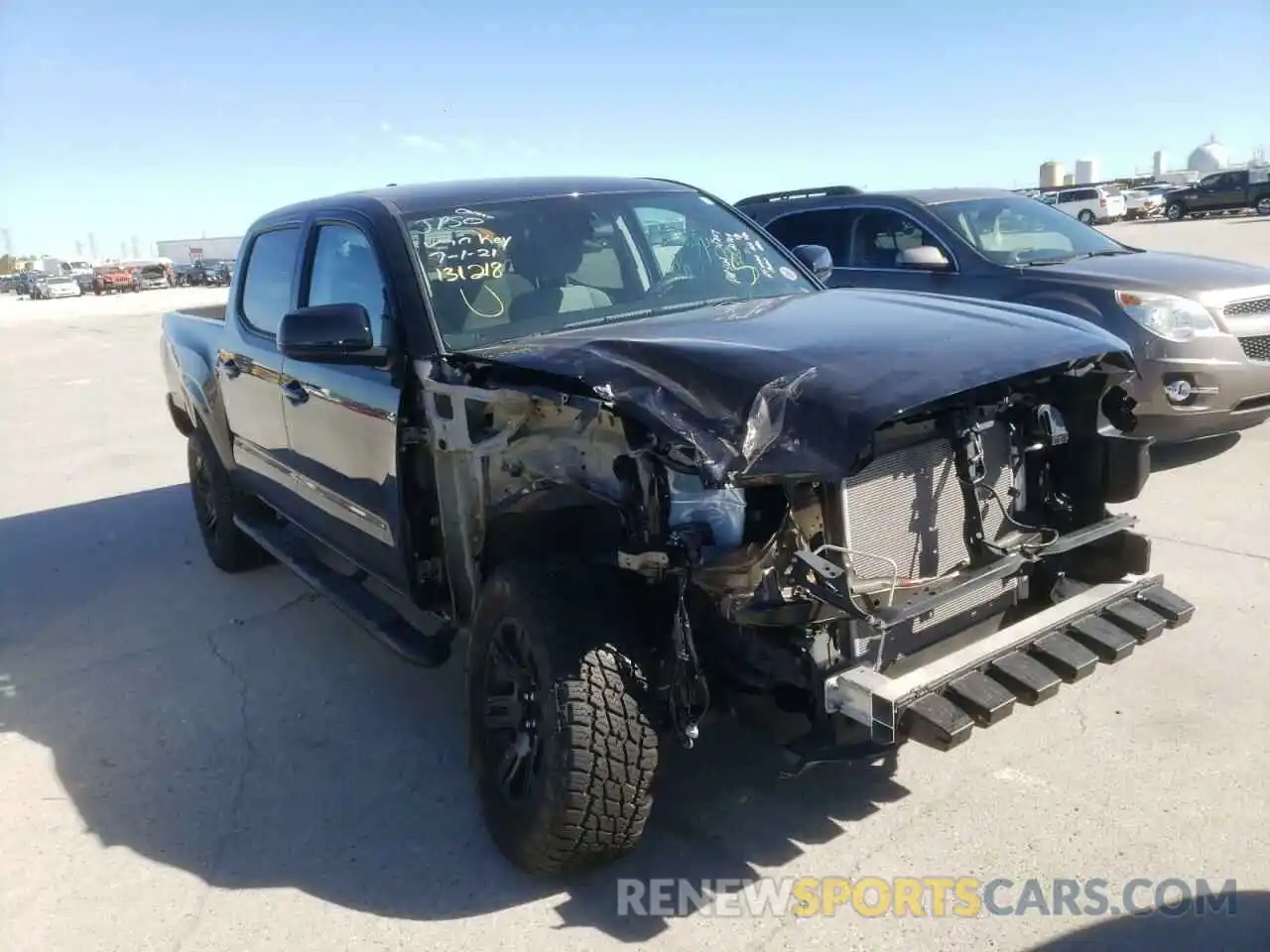 1 Photograph of a damaged car 5TFAX5GN7MX190522 TOYOTA TACOMA 2021