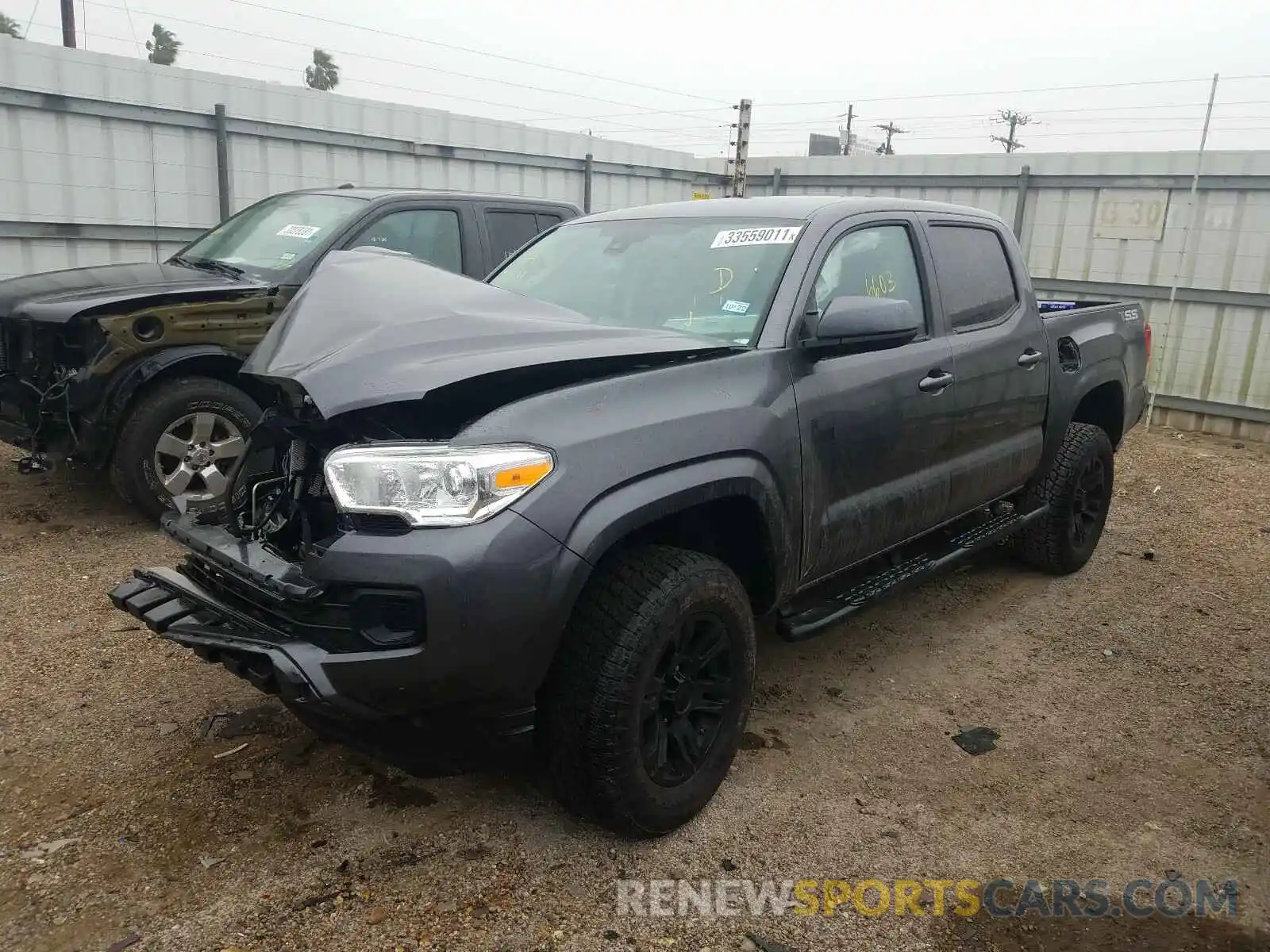 2 Photograph of a damaged car 5TFAX5GN7MX190861 TOYOTA TACOMA 2021