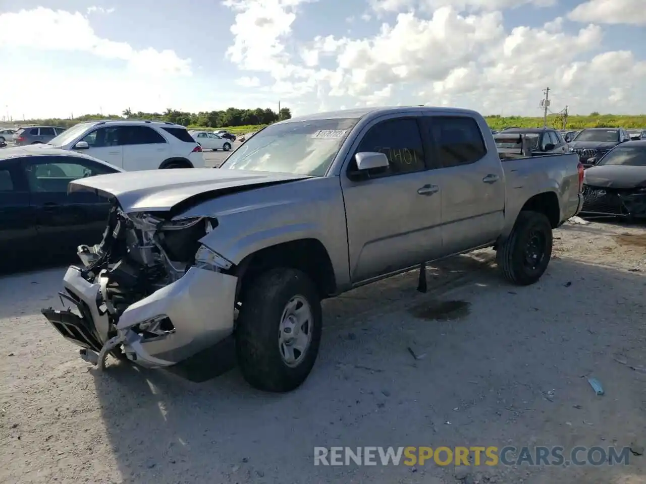 2 Photograph of a damaged car 5TFAX5GN7MX192061 TOYOTA TACOMA 2021