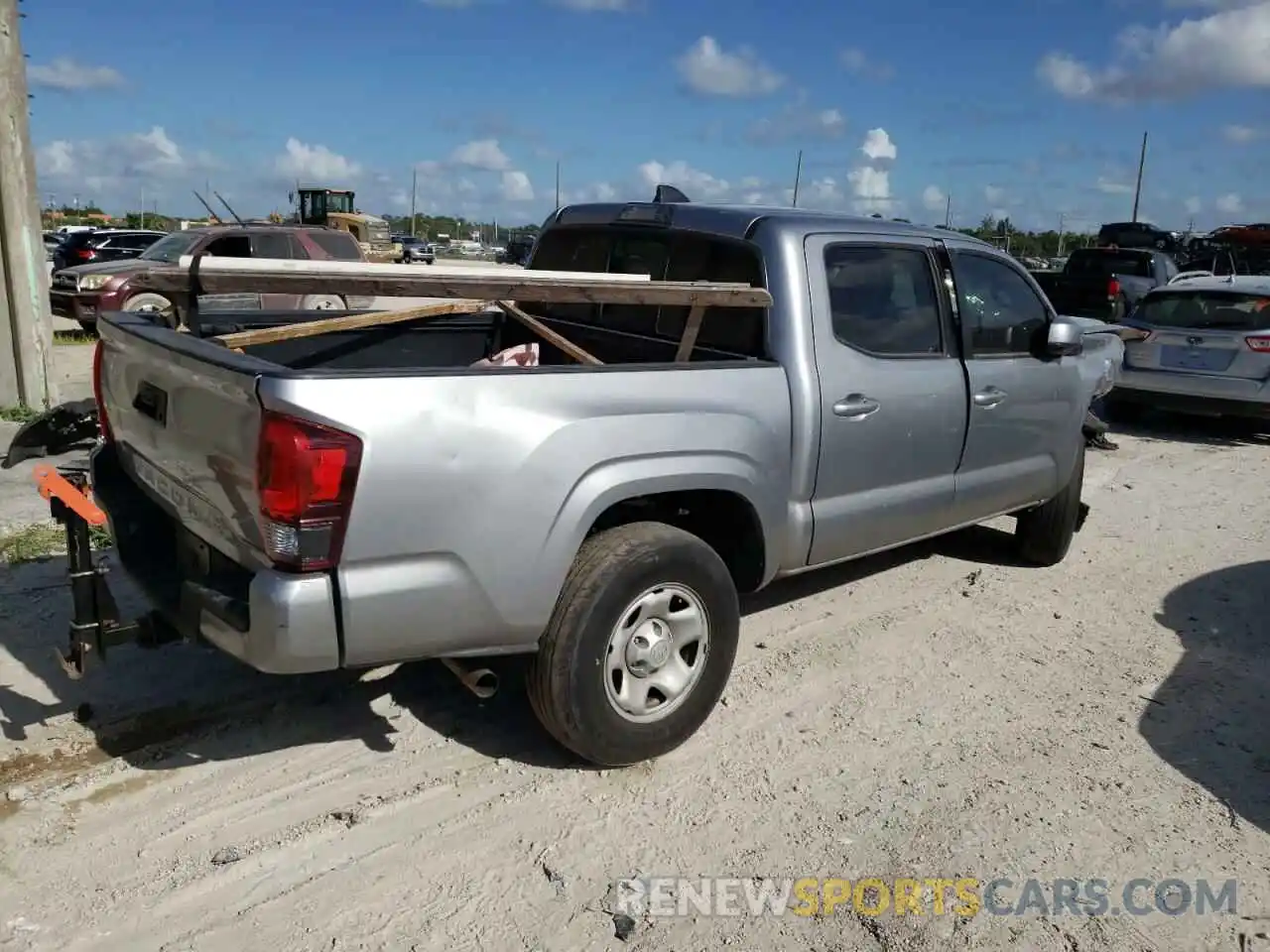 4 Photograph of a damaged car 5TFAX5GN7MX192061 TOYOTA TACOMA 2021