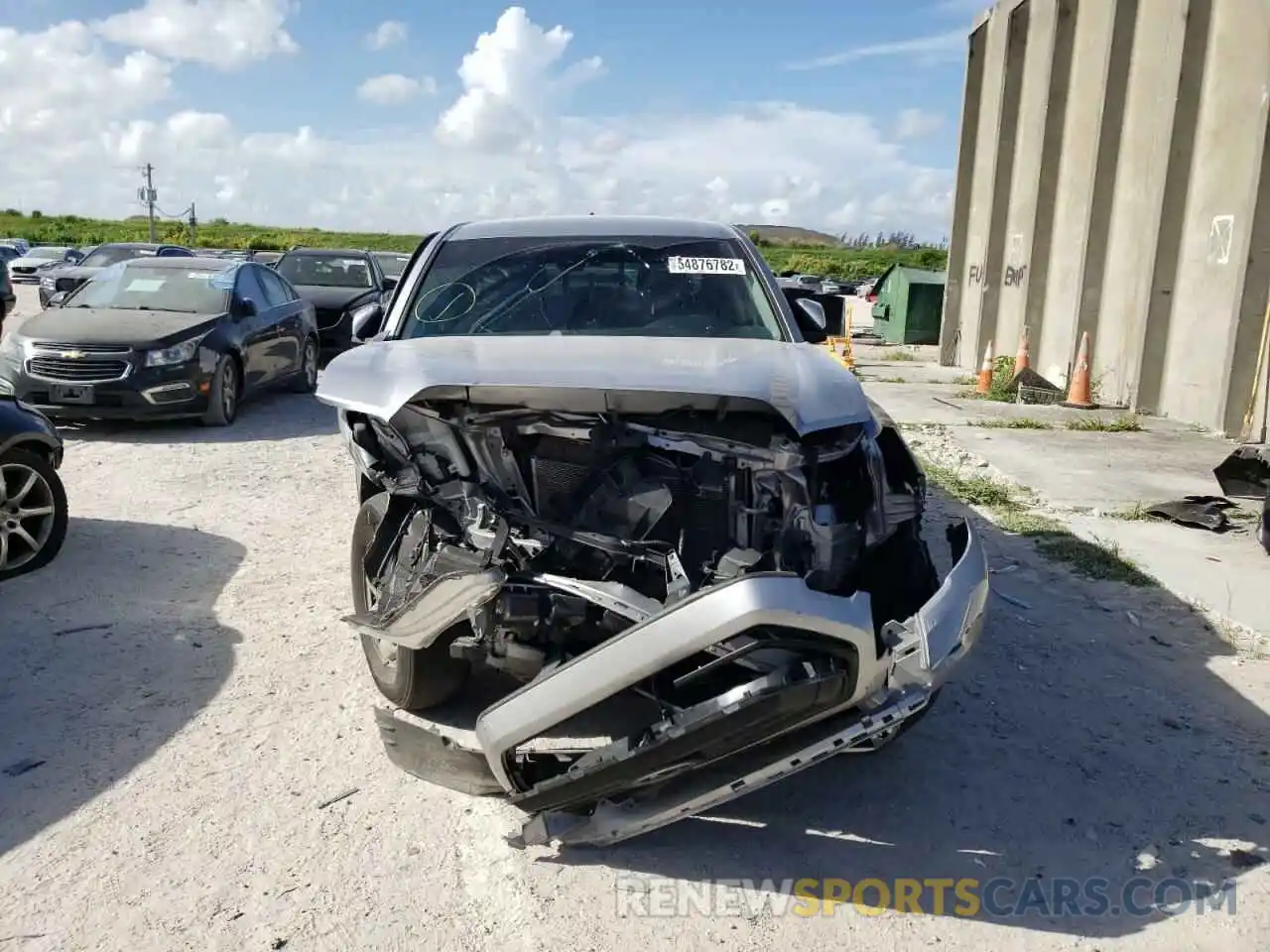 9 Photograph of a damaged car 5TFAX5GN7MX192061 TOYOTA TACOMA 2021