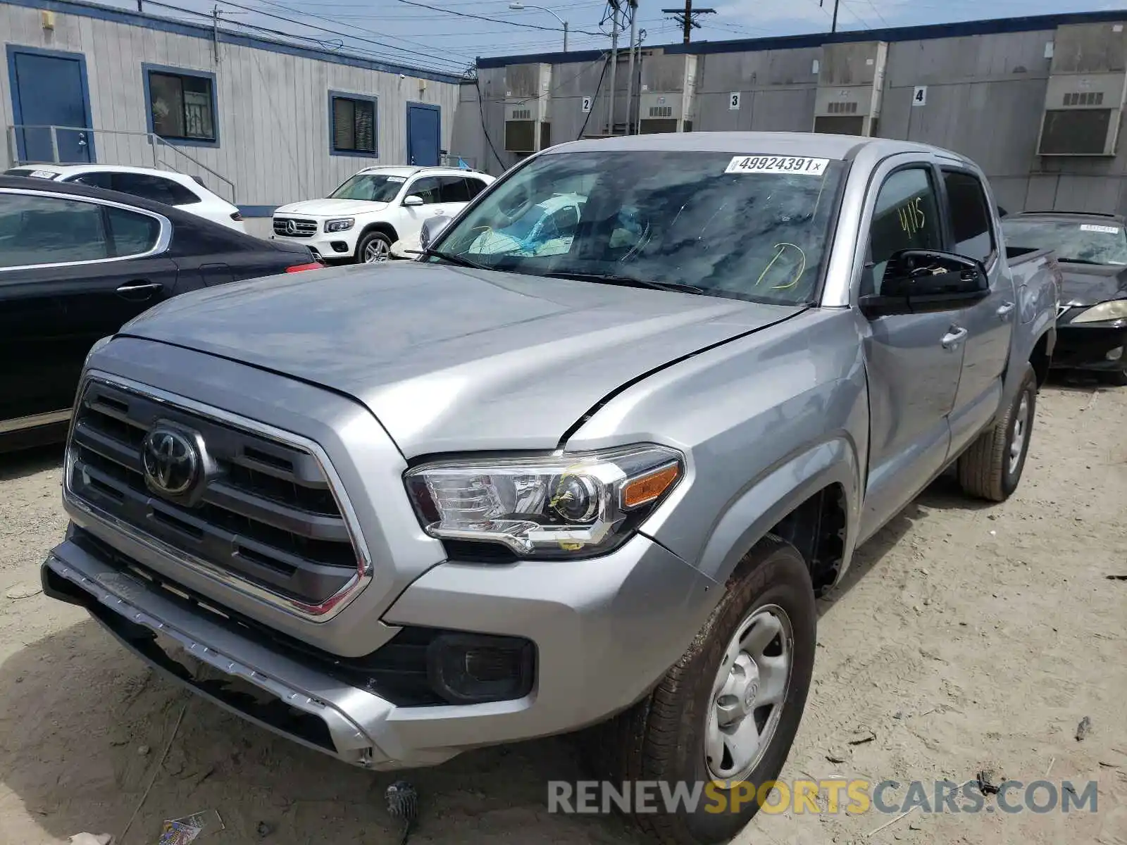 2 Photograph of a damaged car 5TFAX5GN7MX192934 TOYOTA TACOMA 2021