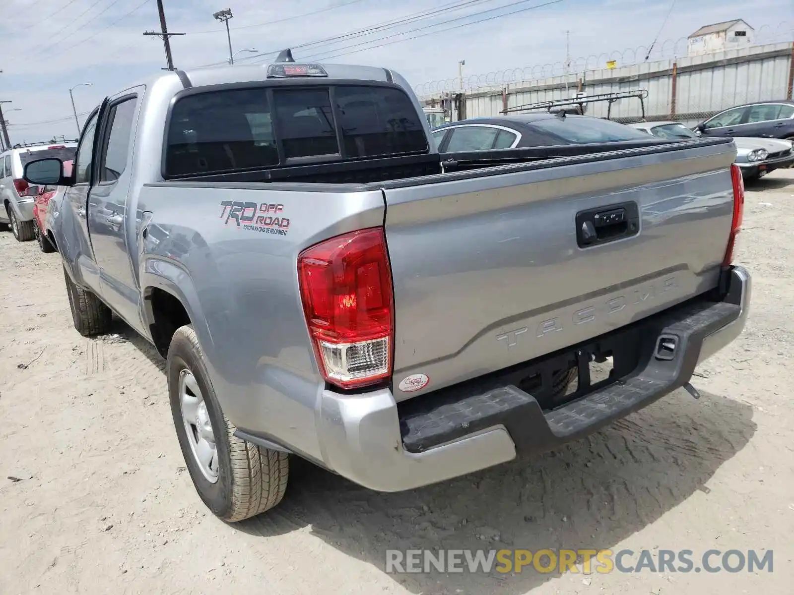 3 Photograph of a damaged car 5TFAX5GN7MX192934 TOYOTA TACOMA 2021