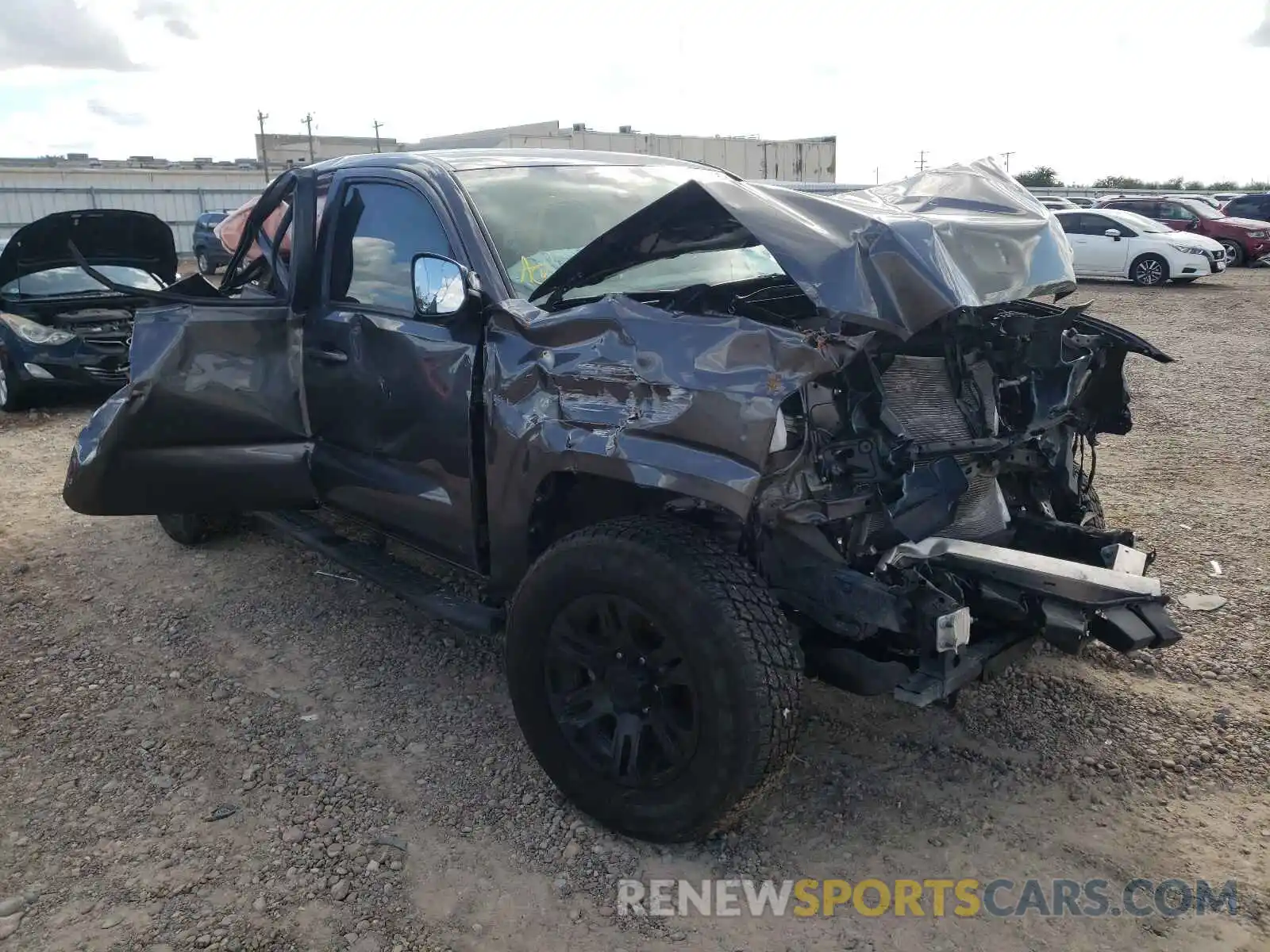 1 Photograph of a damaged car 5TFAX5GN7MX194280 TOYOTA TACOMA 2021