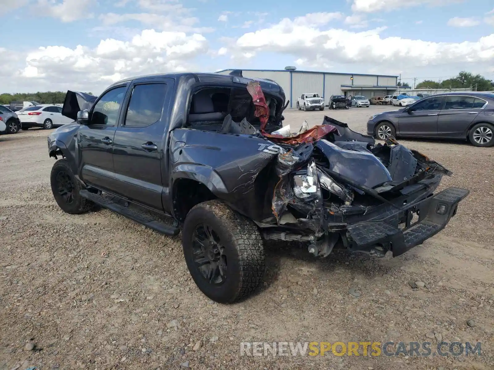 3 Photograph of a damaged car 5TFAX5GN7MX194280 TOYOTA TACOMA 2021