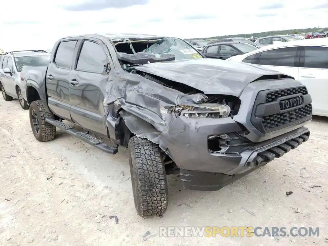 1 Photograph of a damaged car 5TFAX5GN7MX194392 TOYOTA TACOMA 2021