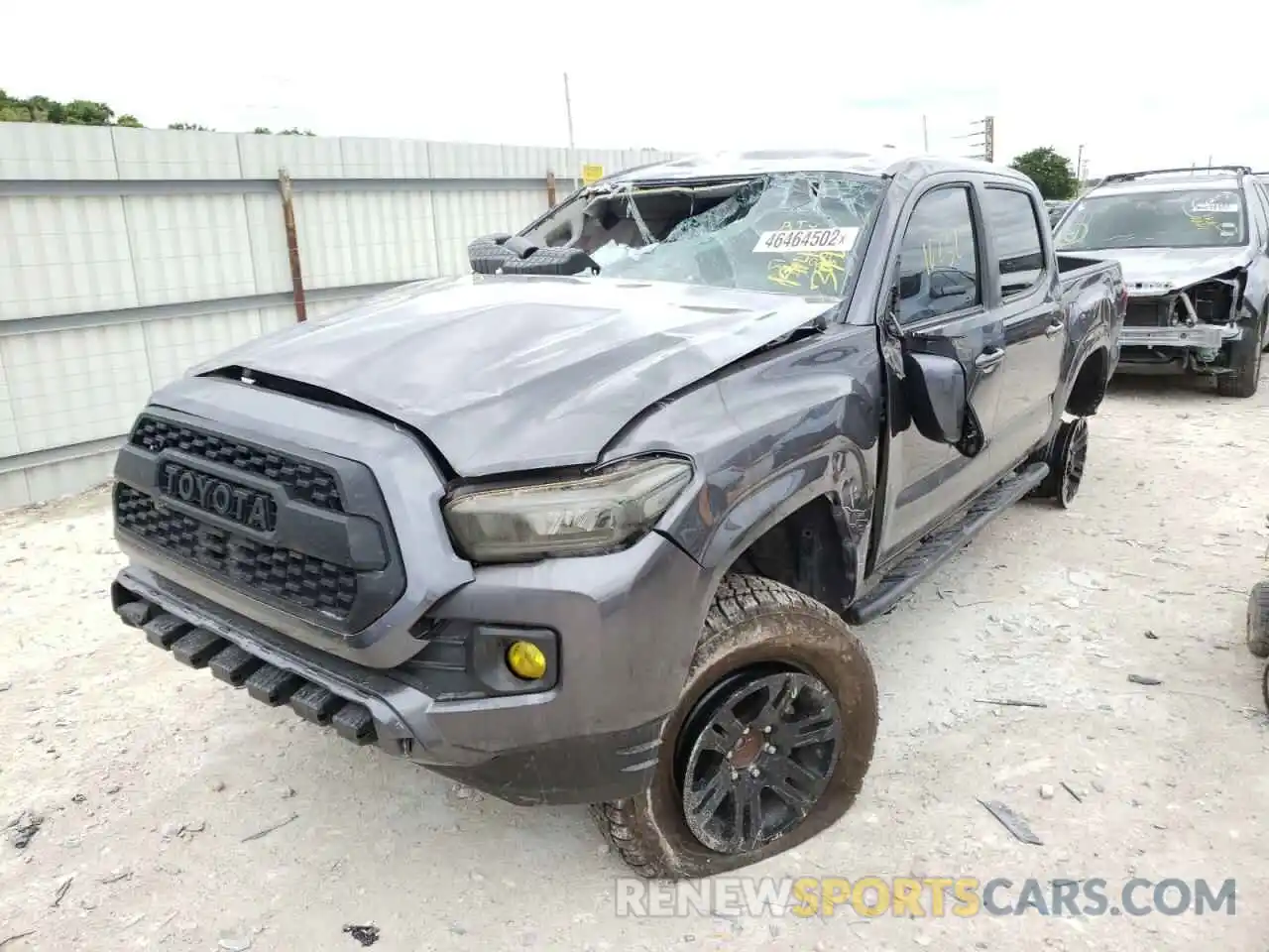 2 Photograph of a damaged car 5TFAX5GN7MX194392 TOYOTA TACOMA 2021