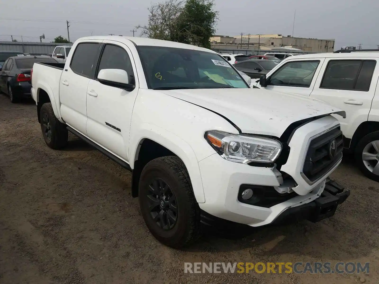 1 Photograph of a damaged car 5TFAX5GN8MX190366 TOYOTA TACOMA 2021