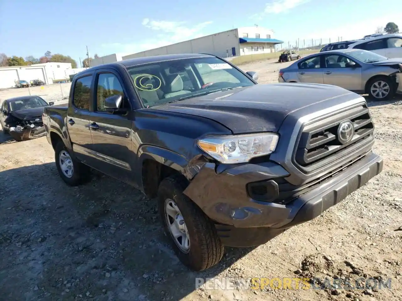 1 Photograph of a damaged car 5TFAX5GN8MX192568 TOYOTA TACOMA 2021