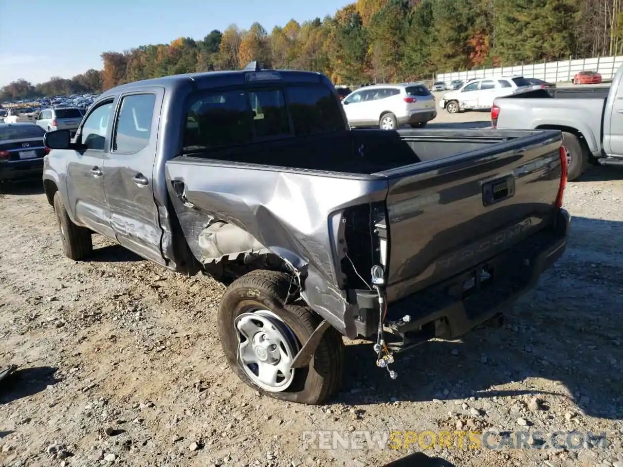 3 Photograph of a damaged car 5TFAX5GN8MX192568 TOYOTA TACOMA 2021