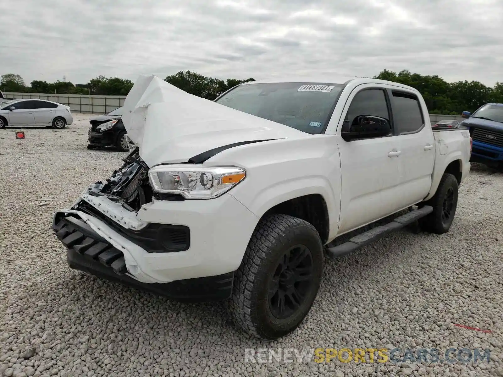 2 Photograph of a damaged car 5TFAX5GN8MX192733 TOYOTA TACOMA 2021