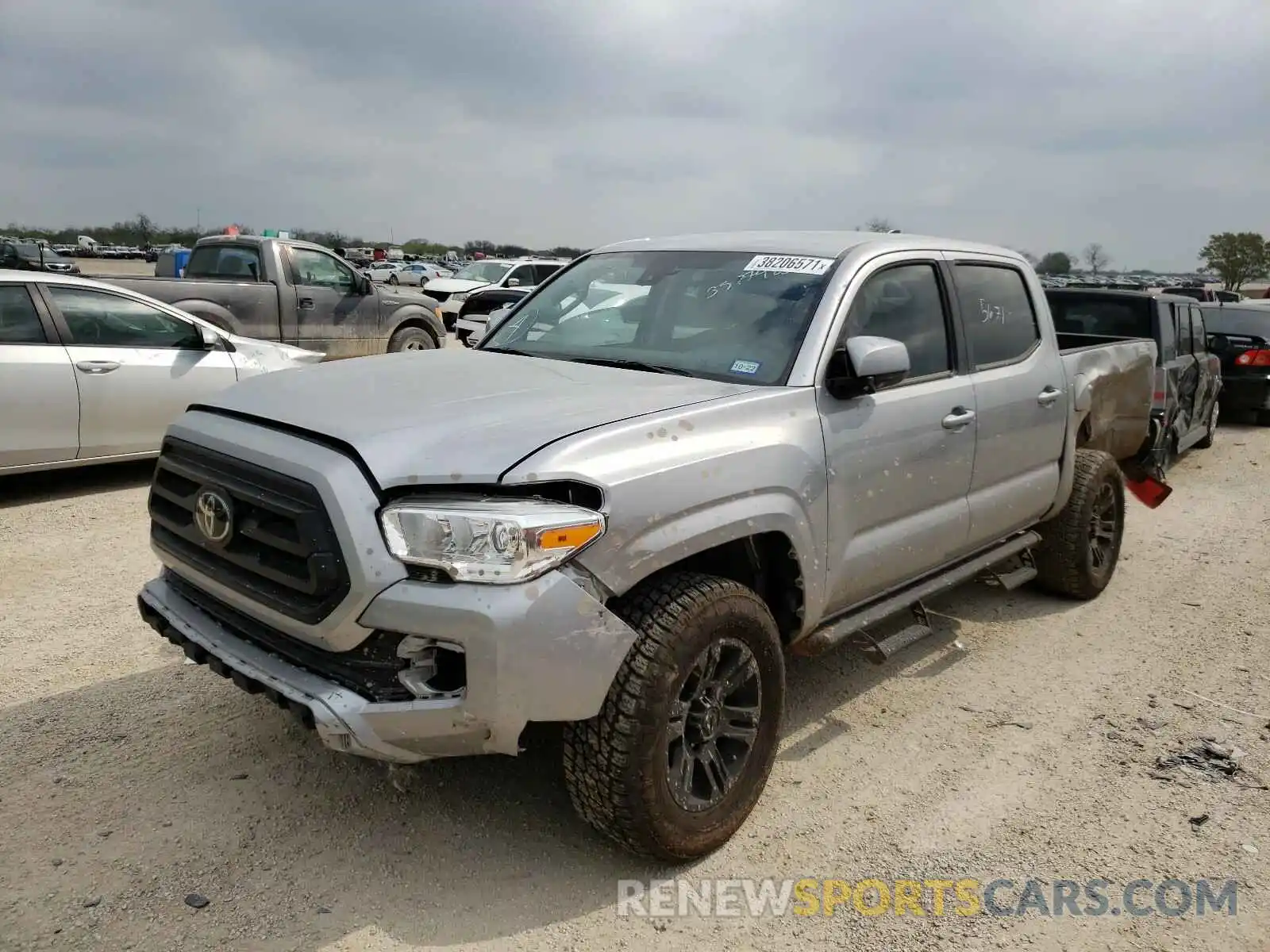 2 Photograph of a damaged car 5TFAX5GN9MX188898 TOYOTA TACOMA 2021