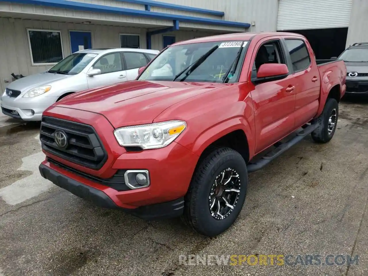 2 Photograph of a damaged car 5TFAX5GN9MX191574 TOYOTA TACOMA 2021