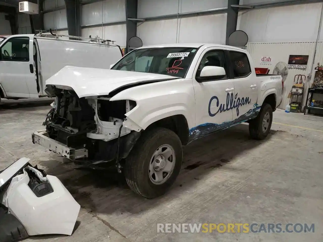 2 Photograph of a damaged car 5TFAX5GN9MX192434 TOYOTA TACOMA 2021