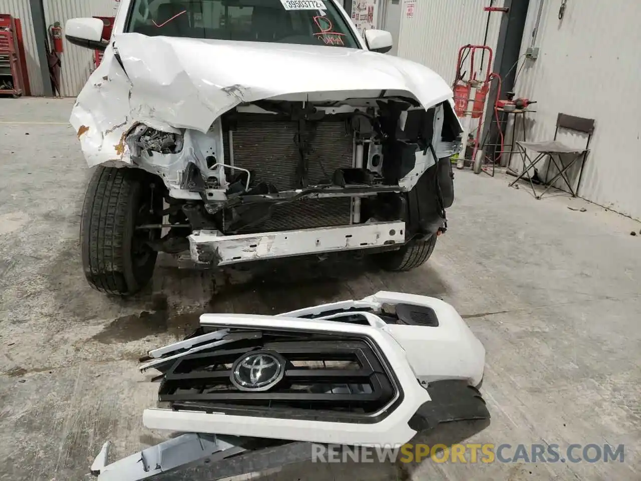 9 Photograph of a damaged car 5TFAX5GN9MX192434 TOYOTA TACOMA 2021