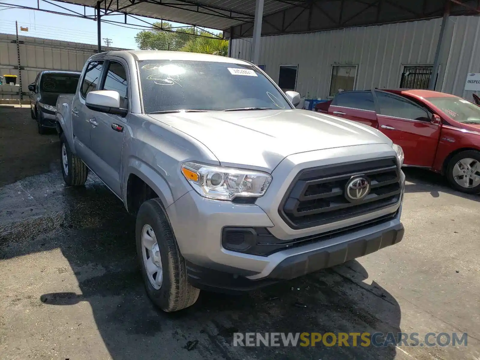 1 Photograph of a damaged car 5TFAX5GN9MX193356 TOYOTA TACOMA 2021