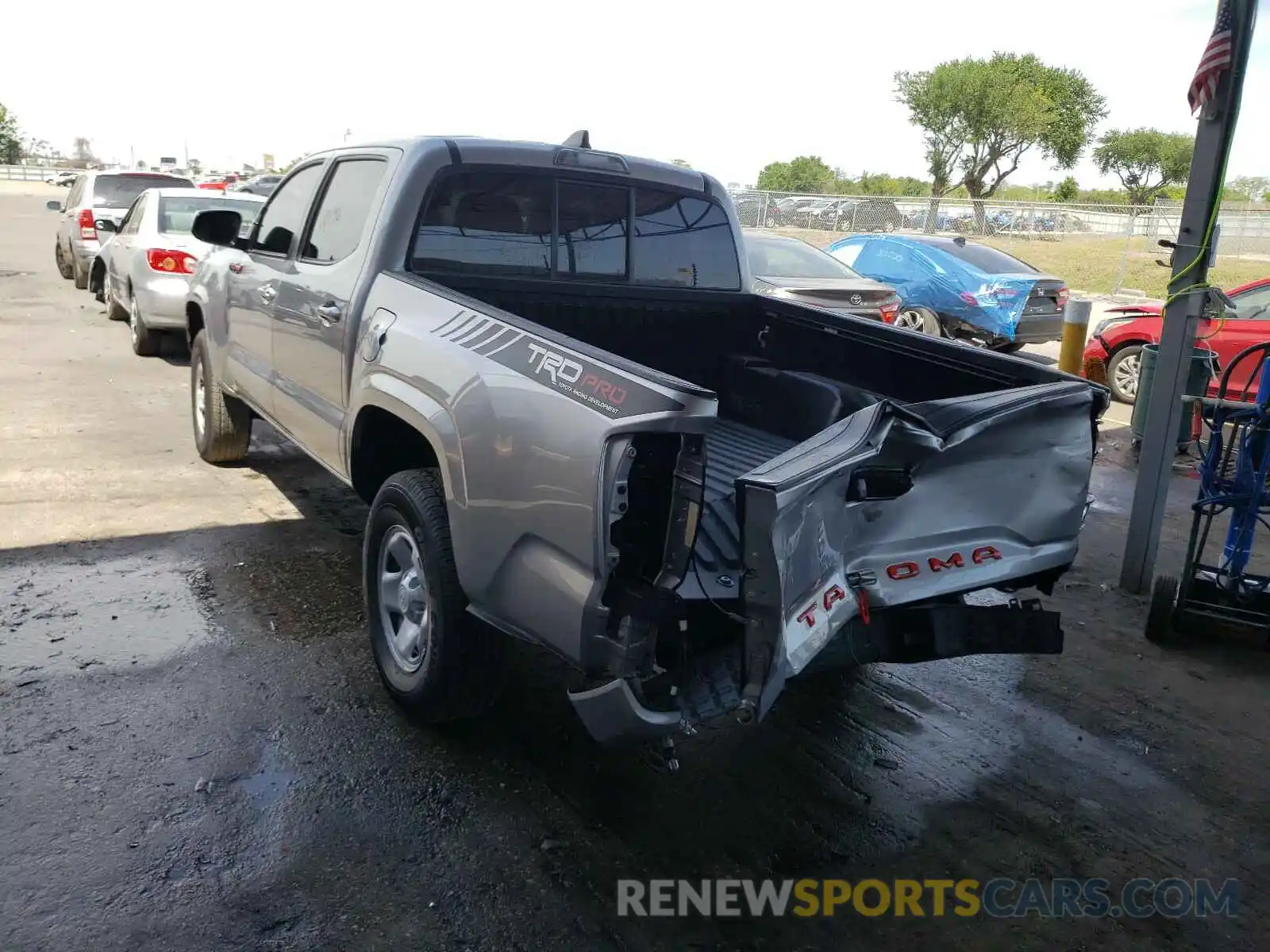 3 Photograph of a damaged car 5TFAX5GN9MX193356 TOYOTA TACOMA 2021