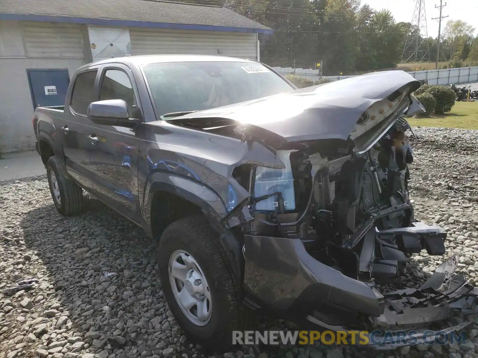 1 Photograph of a damaged car 5TFAX5GNXMX189669 TOYOTA TACOMA 2021