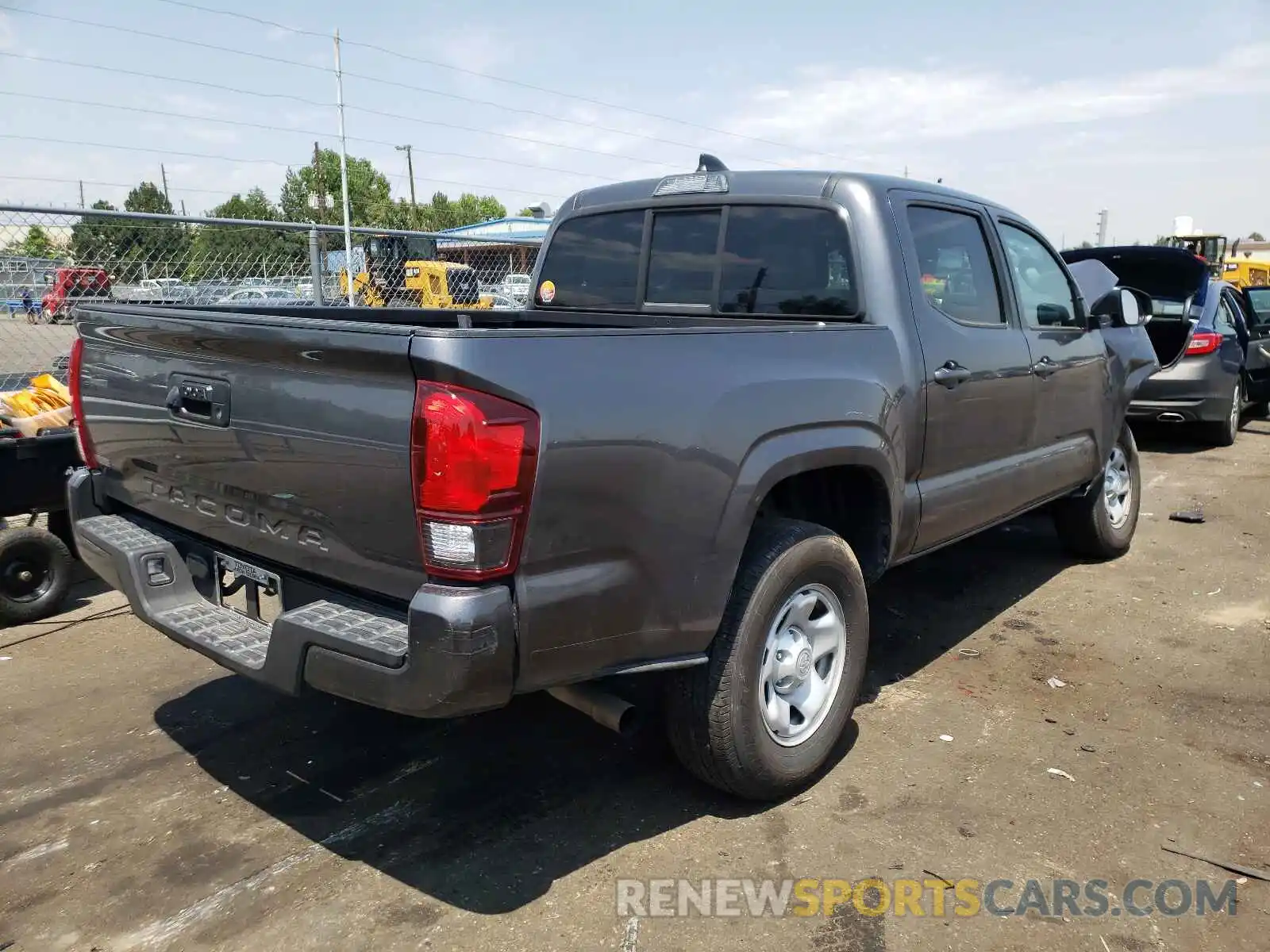 4 Photograph of a damaged car 5TFAX5GNXMX191664 TOYOTA TACOMA 2021