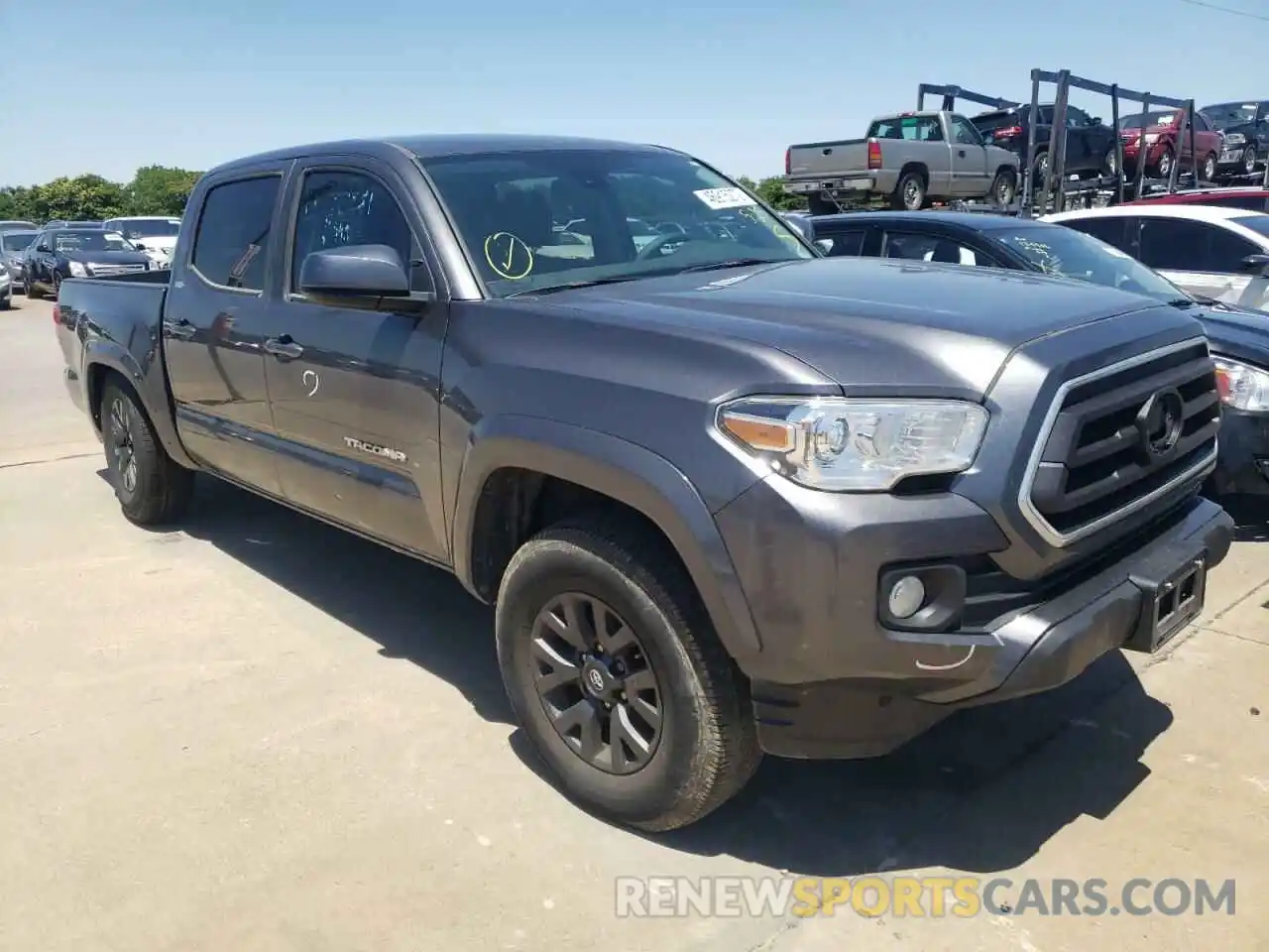 1 Photograph of a damaged car 5TFAX5GNXMX192894 TOYOTA TACOMA 2021