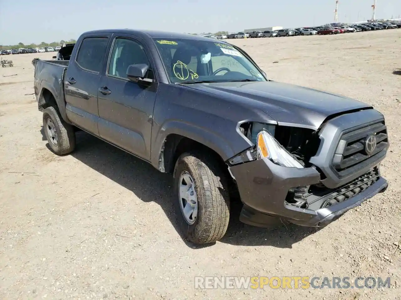 1 Photograph of a damaged car 5TFAX5GNXMX193527 TOYOTA TACOMA 2021