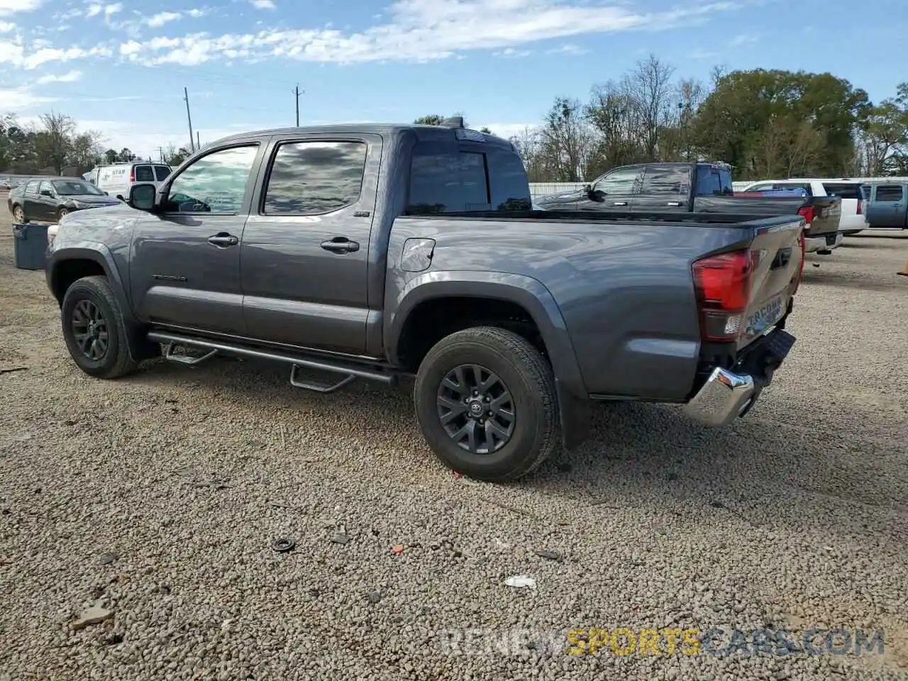 2 Photograph of a damaged car 5TFAZ5CN0MX097096 TOYOTA TACOMA 2021