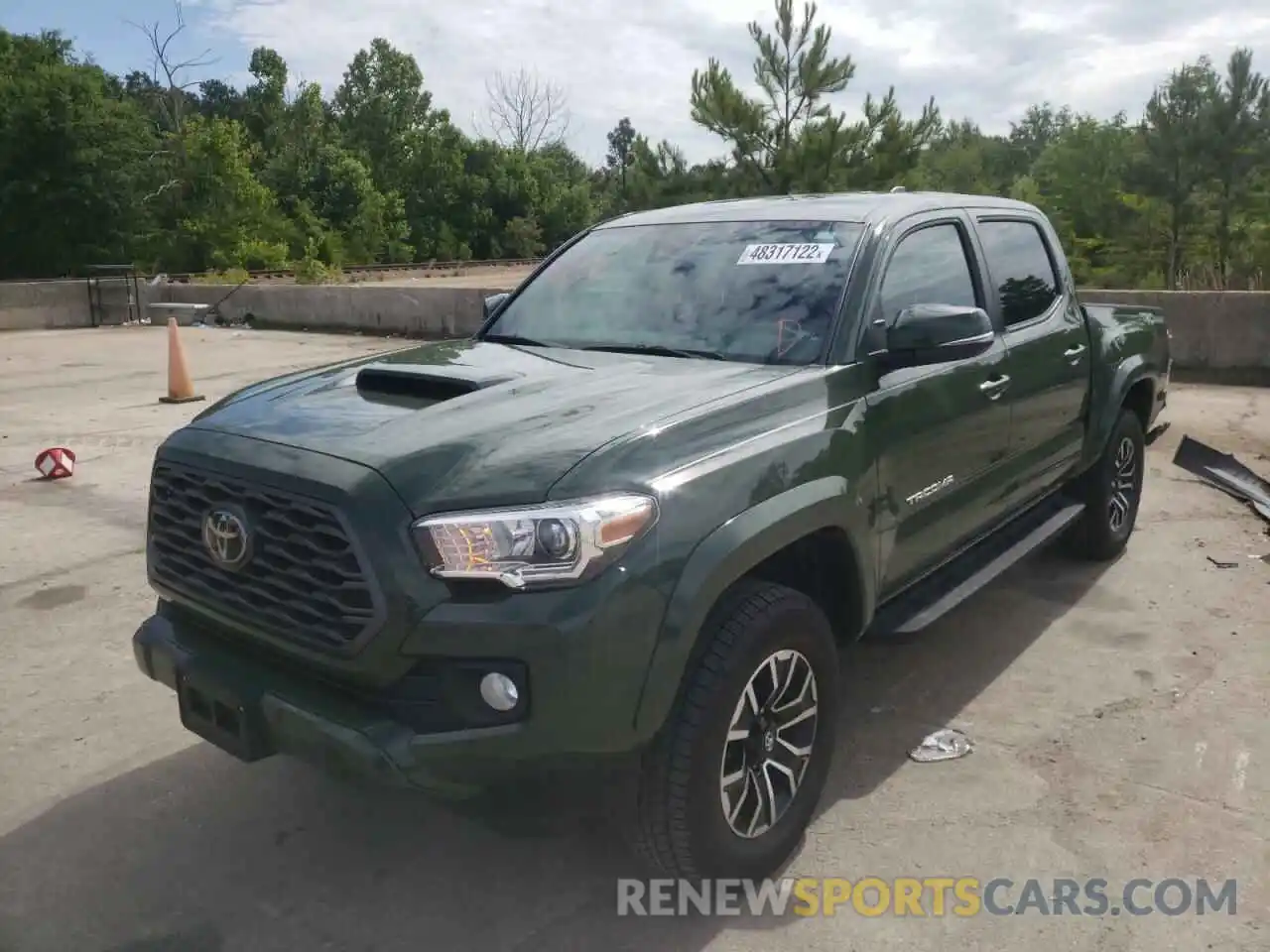 2 Photograph of a damaged car 5TFAZ5CN0MX103818 TOYOTA TACOMA 2021