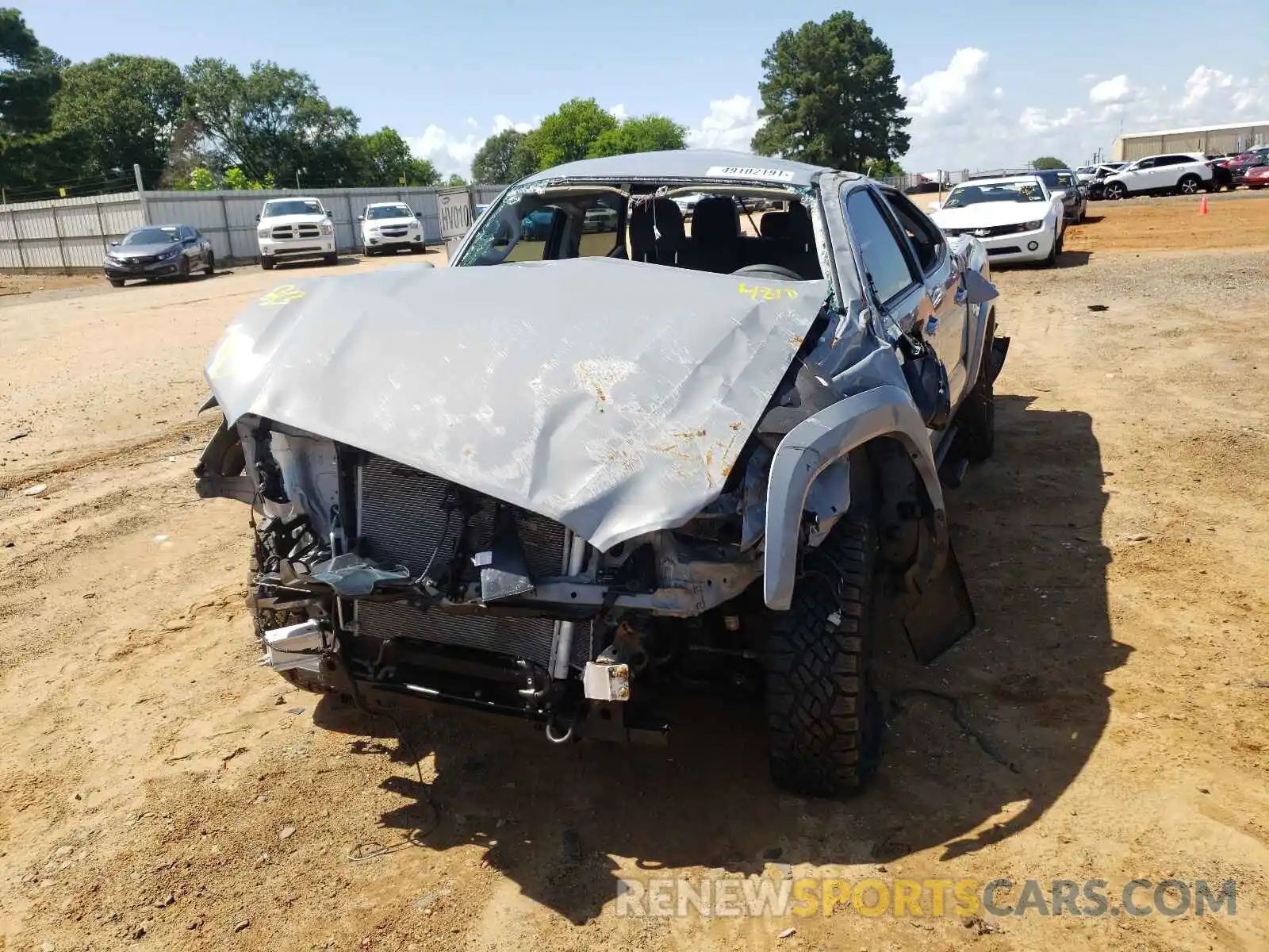 2 Photograph of a damaged car 5TFAZ5CN0MX104810 TOYOTA TACOMA 2021