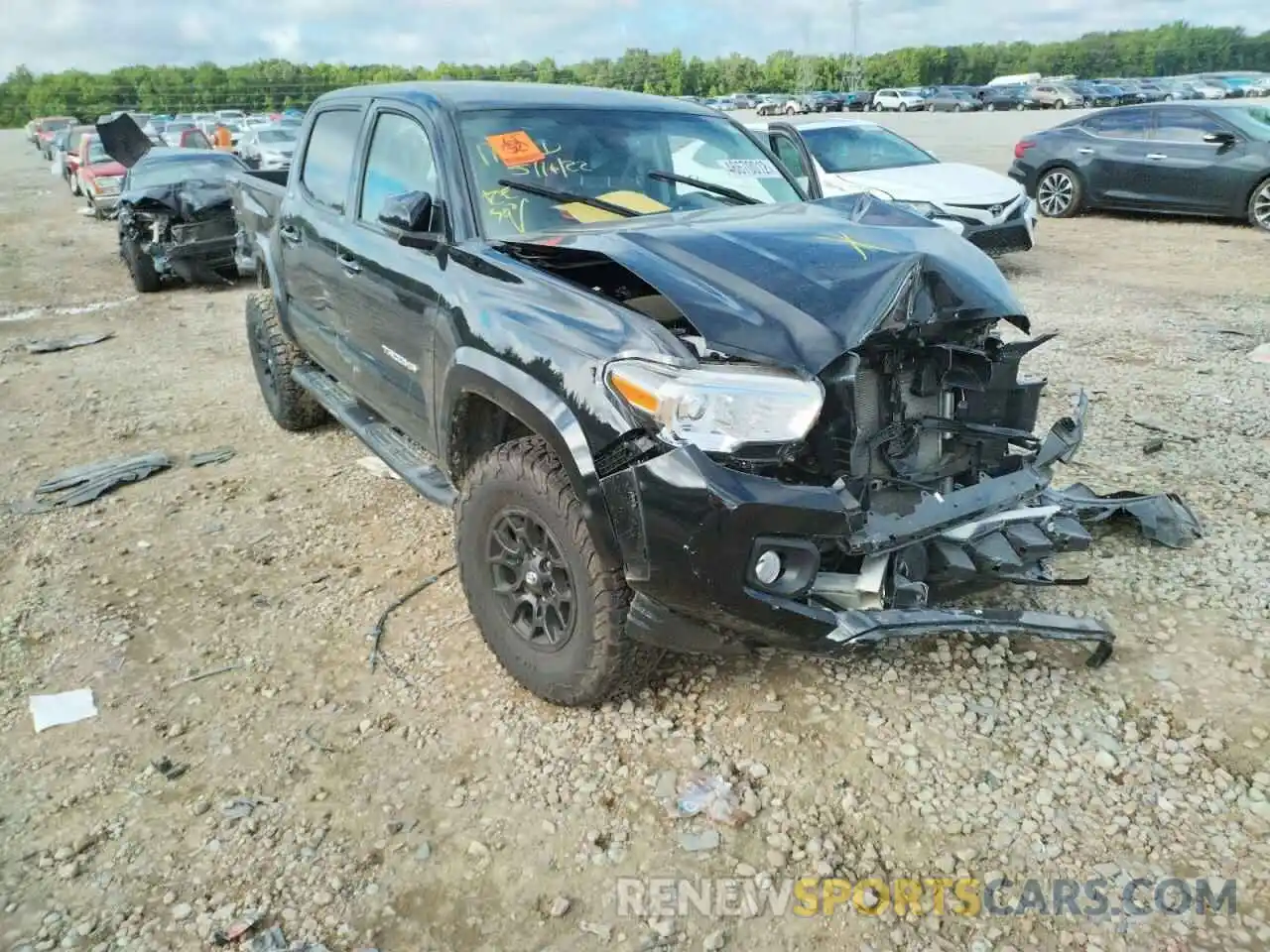 1 Photograph of a damaged car 5TFAZ5CN0MX110817 TOYOTA TACOMA 2021