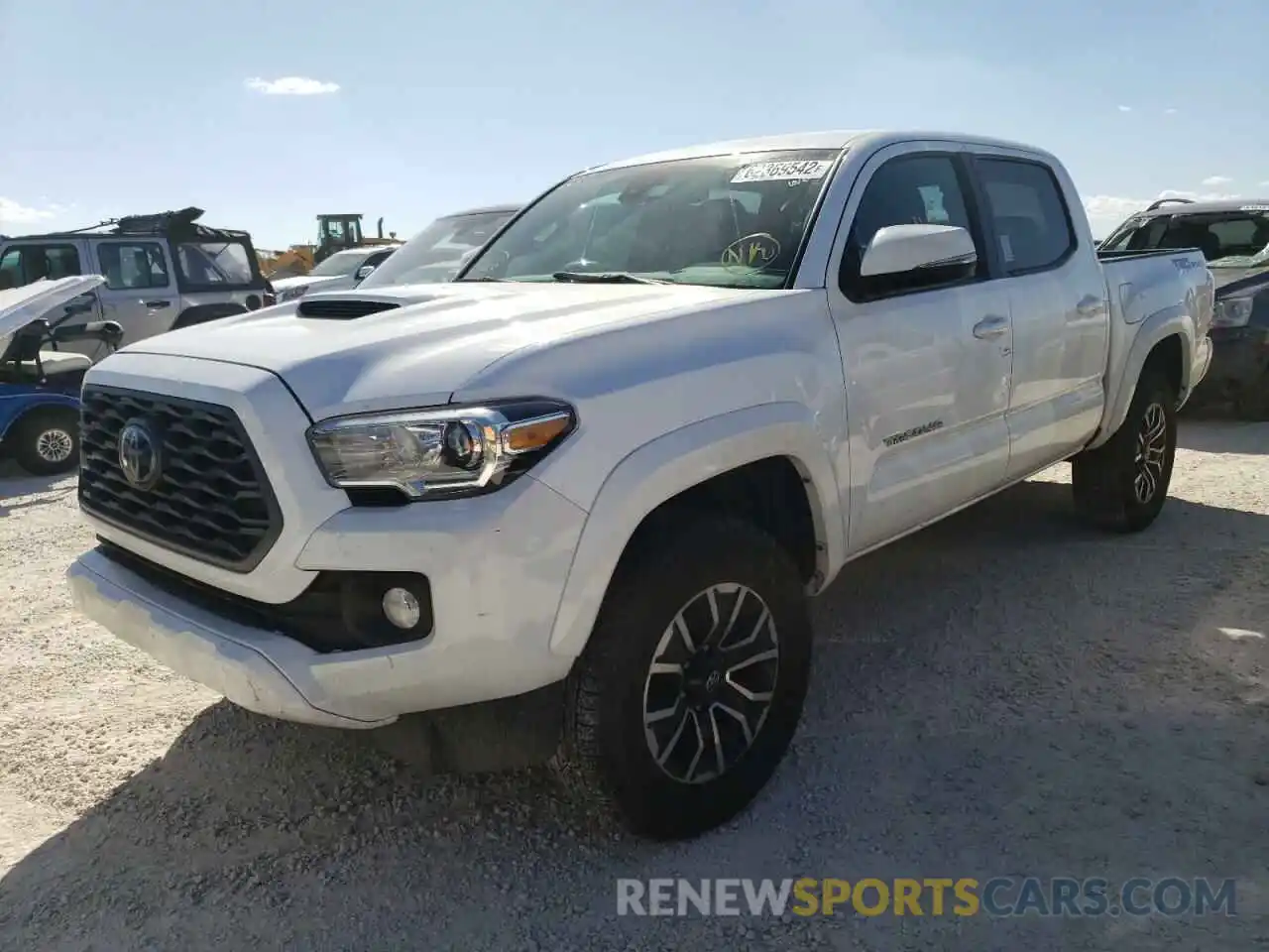 2 Photograph of a damaged car 5TFAZ5CN0MX112888 TOYOTA TACOMA 2021