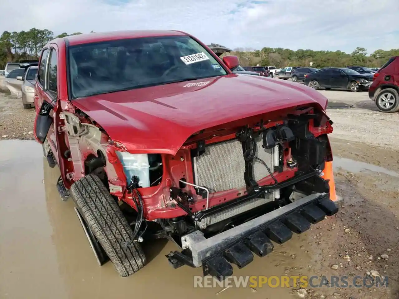 9 Photograph of a damaged car 5TFAZ5CN0MX113975 TOYOTA TACOMA 2021