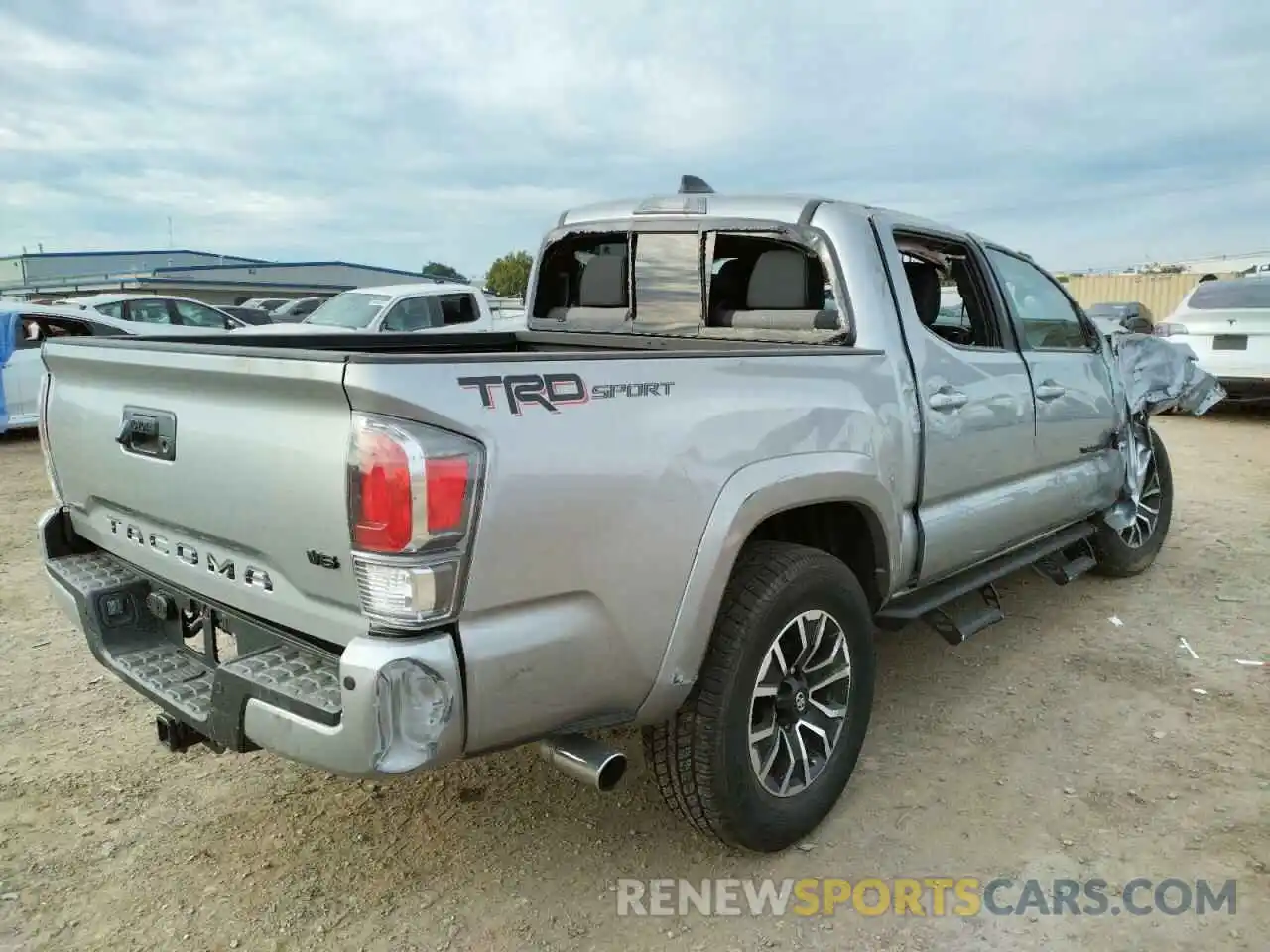 4 Фотография поврежденного автомобиля 5TFAZ5CN0MX114673 TOYOTA TACOMA 2021