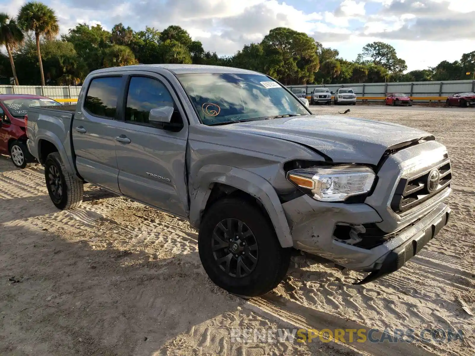 9 Photograph of a damaged car 5TFAZ5CN1MX096622 TOYOTA TACOMA 2021