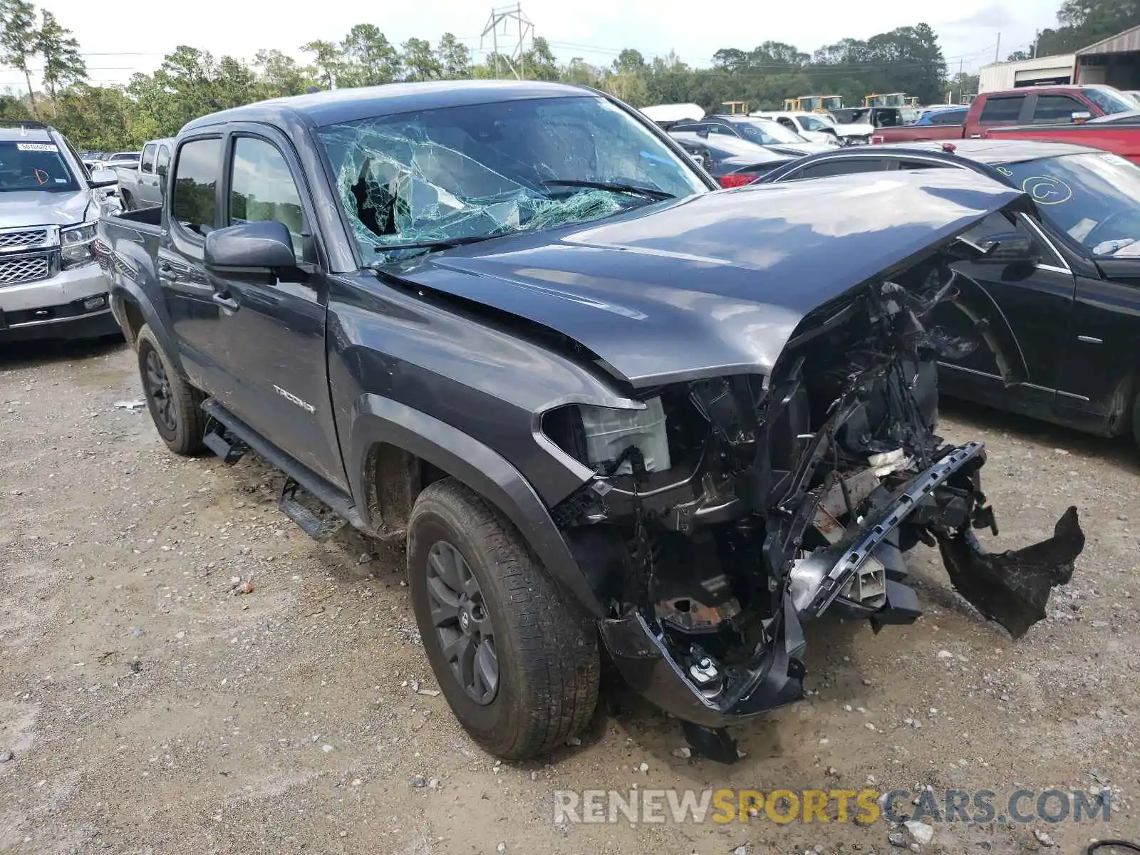 1 Photograph of a damaged car 5TFAZ5CN1MX099892 TOYOTA TACOMA 2021