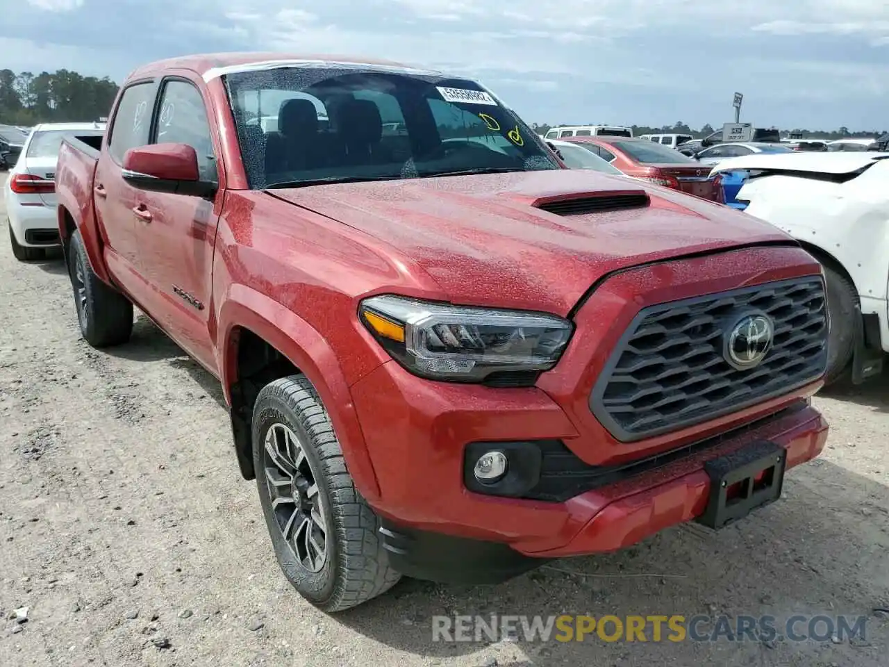 1 Photograph of a damaged car 5TFAZ5CN1MX107120 TOYOTA TACOMA 2021