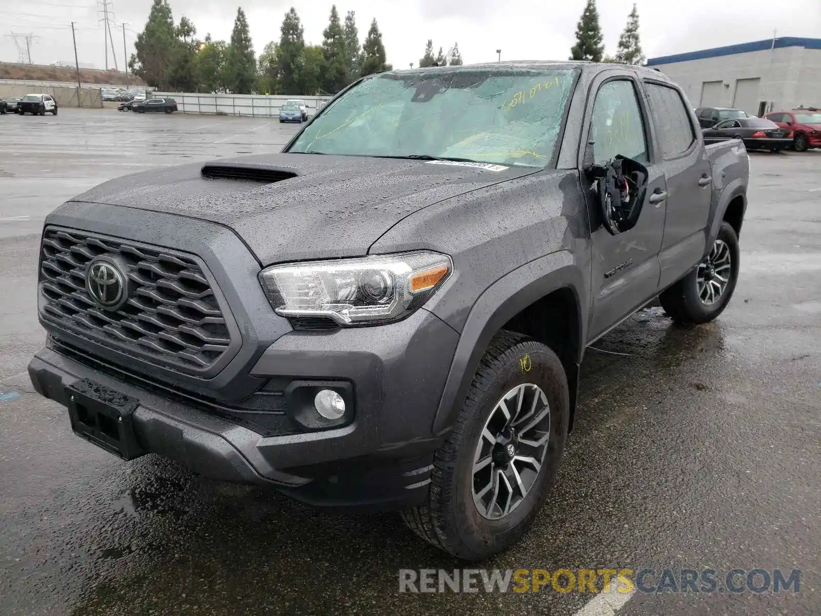 2 Photograph of a damaged car 5TFAZ5CN1MX111135 TOYOTA TACOMA 2021